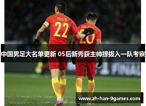 中国男足大名单更新 05后新秀获主帅提拔入一队考察 中国男足大名单更新 05后新秀获主帅提拔入一队考察